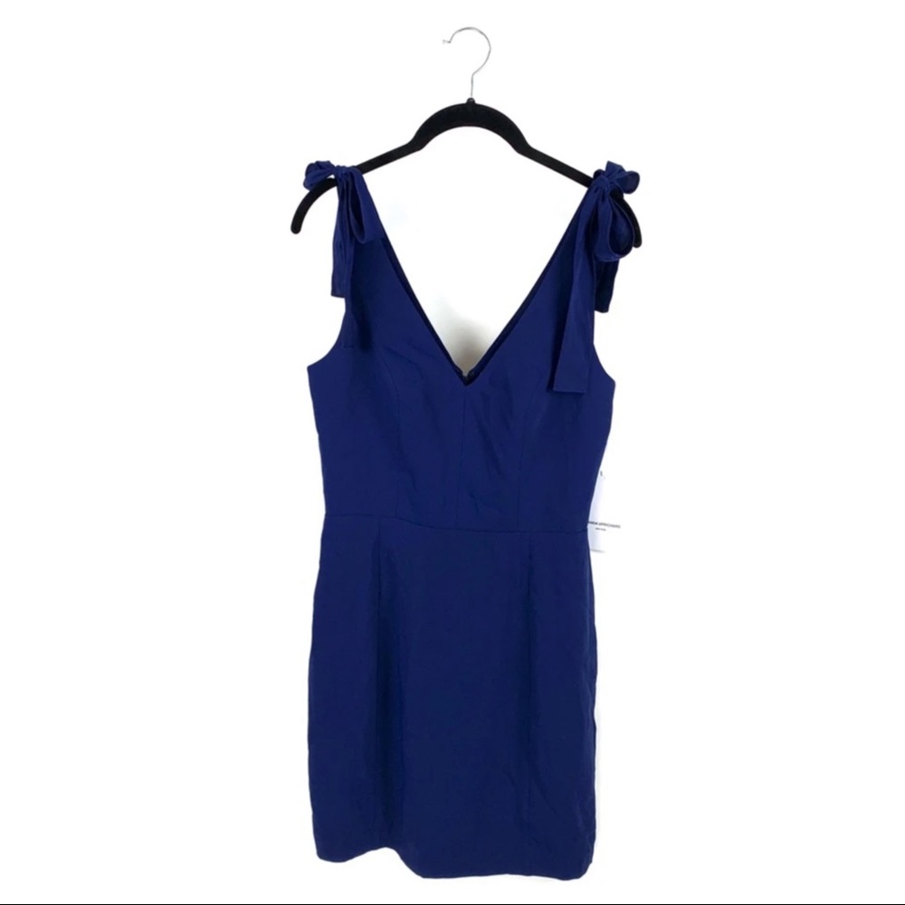Amanda Uprichard Allora Dress in Navy Blue